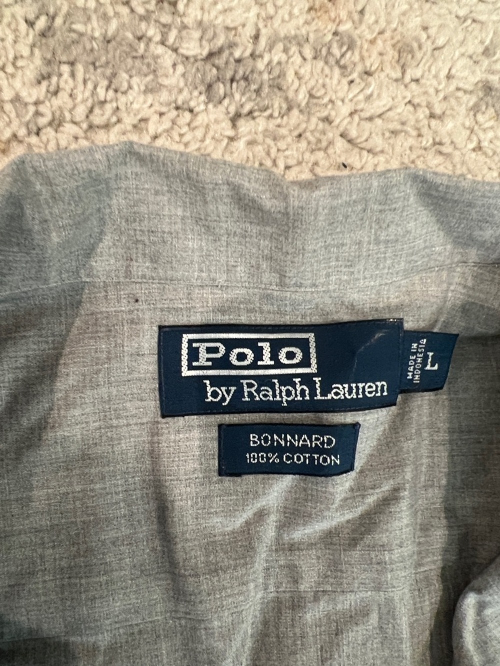 Polo by Ralph Lauren Gray Long-Sleeve Button-Up Shirt - Picture 2 of 2